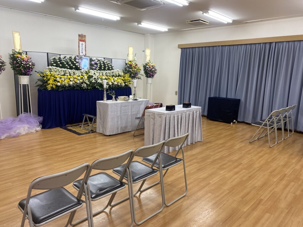 清水谷公園会館でお葬式